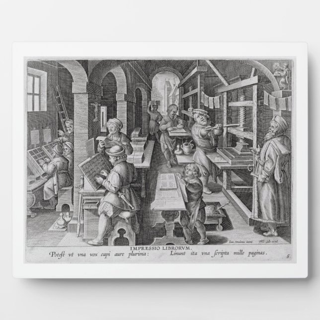 El desarrollo de la impresión, placa 5 de 'Nova Re (Frente)