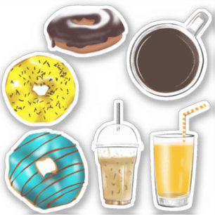 El desayuno debe tener el conjunto de pegatinas de