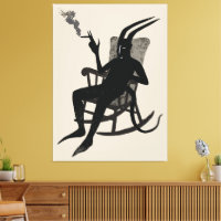 El Descanso del Diablo – Arte de Pared de Humor Os