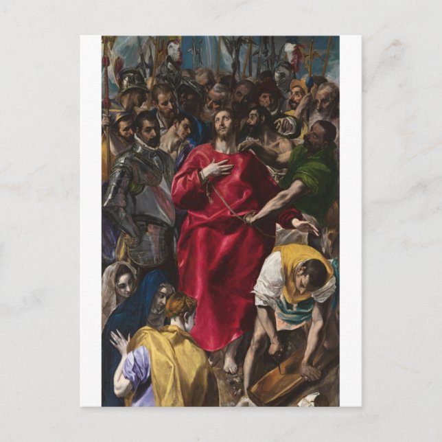 El descarte de Cristo por la postal de El Greco (Anverso)