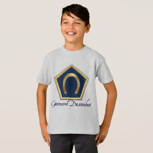 El descendiente de Germanna embroma la camiseta