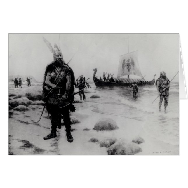 El descubrimiento de América de Leif Eriksson (Anverso (Horizontal))