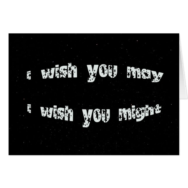 El desear en una estrella (Anverso (Horizontal))