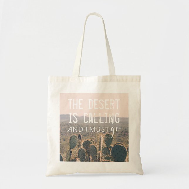 El desierto está llamando - la bolsa de asas de (Frente)