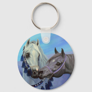 El desierto Jewels llavero árabe de los caballos