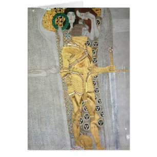 El detalle del caballero del friso de Beethoven