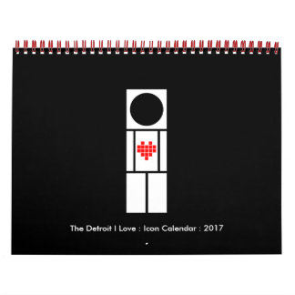 El Detroit I Love : Calendario de iconos