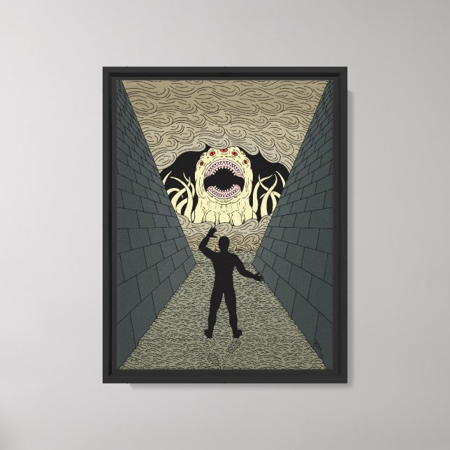 El Devorador Llega Arte de Terror Extraño (Anverso)