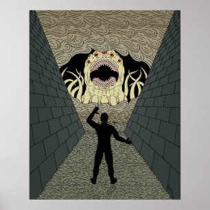 El Devorador Llega Arte de Terror Extraño