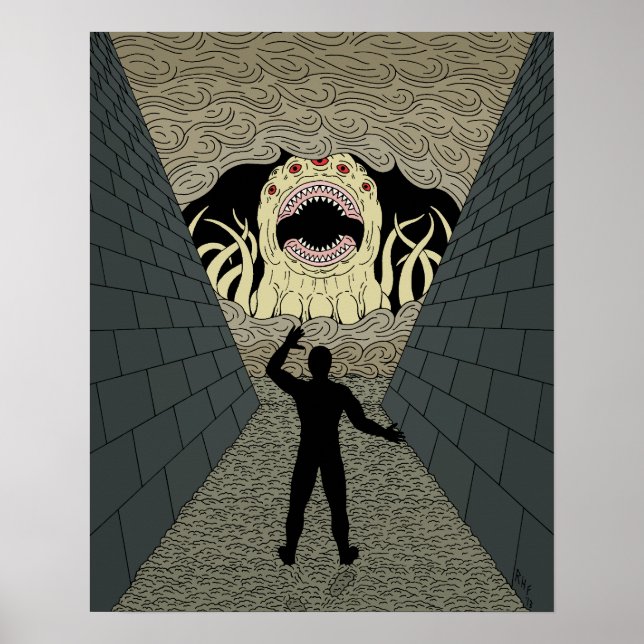 El Devorador Llega Arte de Terror Extraño (Frente)