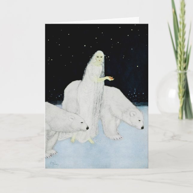 El día de fiesta del navidad de los osos polares (Anverso)