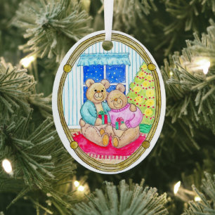 El día de fiesta lleva el ornamento del navidad