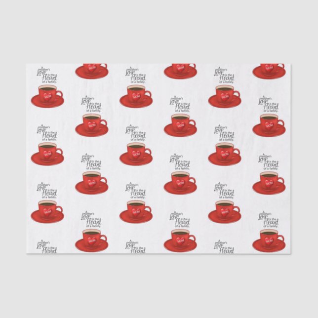 El día de la madre del papel de tejidos (Anverso)