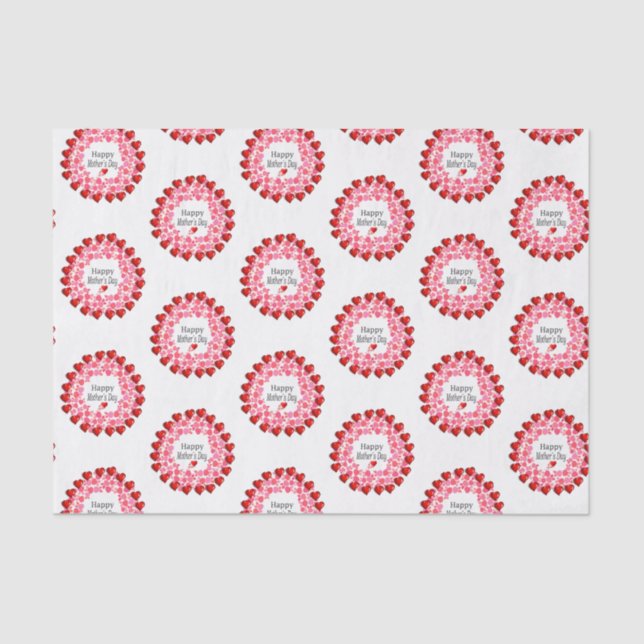 El día de la madre del papel de tejidos (Anverso)