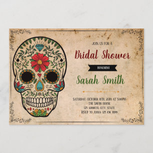 El día de los muertos invita a la invitación 2