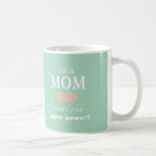 El día de madre de la taza del superpoder de la