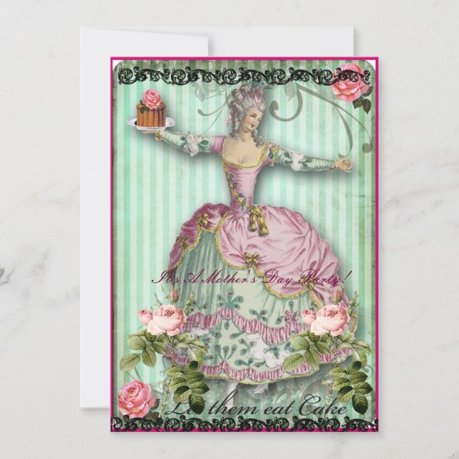 El día de madre de Mys que recolecta la invitación (Anverso)