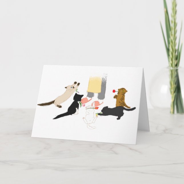 El día de madre feliz con la tarjeta de (Anverso)