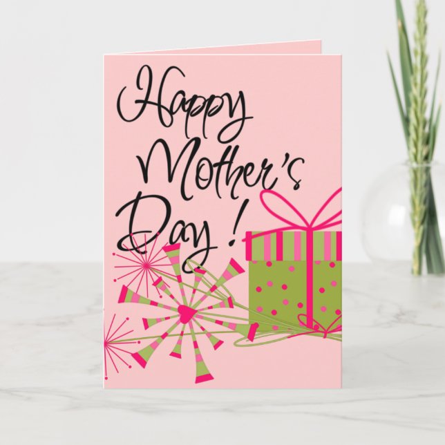 El día de madre feliz de la tarjeta del perro (Anverso)