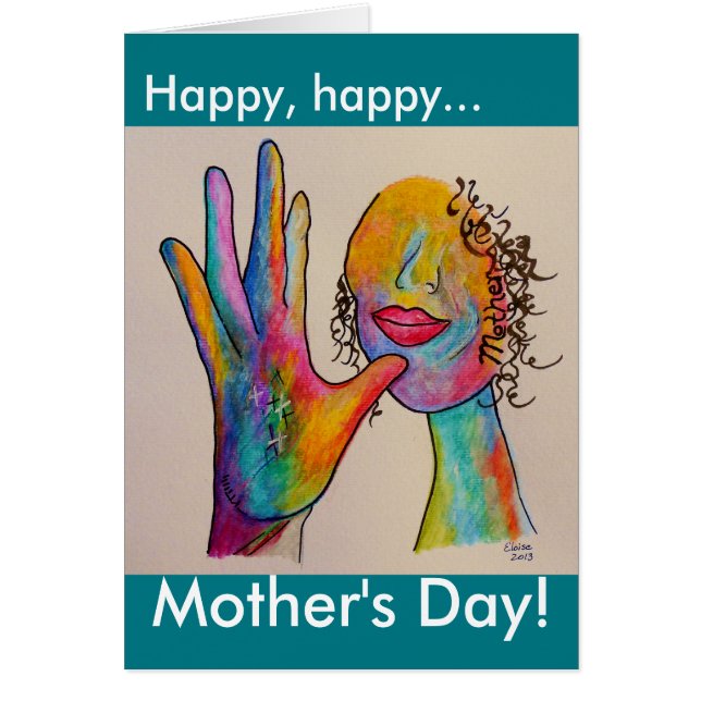 El día de madre feliz del ASL (Frente)