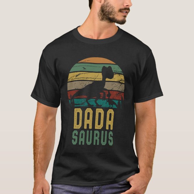 El día de padre de Dada Saurus Rex de la camiseta (Anverso)