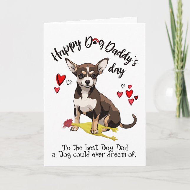 El día de padre feliz de su tarjeta de la (Anverso)