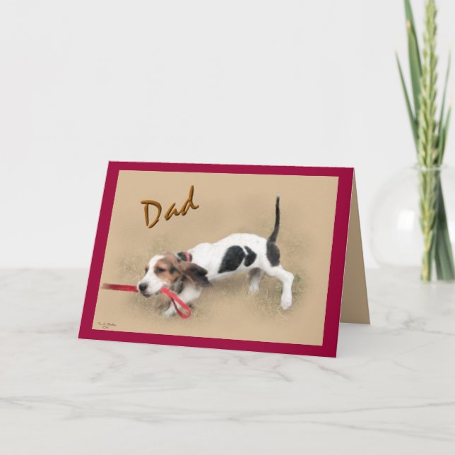 ¡El día de padre feliz! … Tarjeta (Anverso)