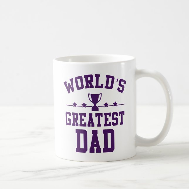El día de padre - la taza más grande del papá del (Derecha)