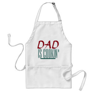 El día de padre que cocina el delantal