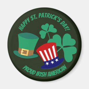 El Día de San Patricio orgulloso imán irlandés ame
