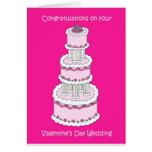 El día de San Valentín Boda Felicitaciones