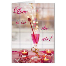 El día de San Valentín Boda Love Champagne