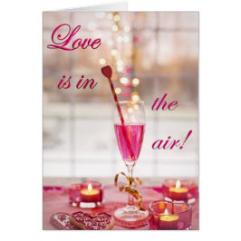 El día de San Valentín Boda Love Champagne