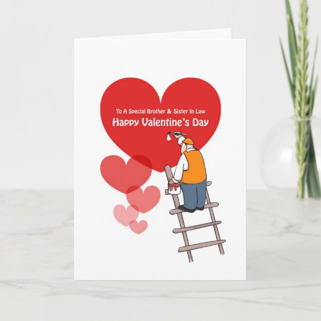 El día de San Valentín Brother y tarjetas de la (Anverso)