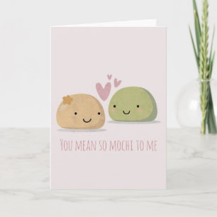 El día de San Valentín Cute Mochi