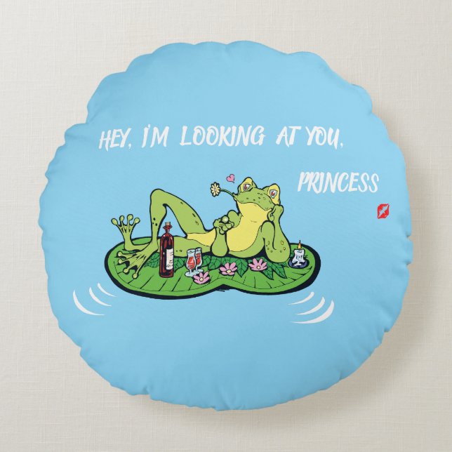 El día de San Valentín de almohada redonda Rana de (Anverso)