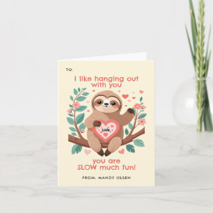 El día de San Valentín de aula de Sloth Pun