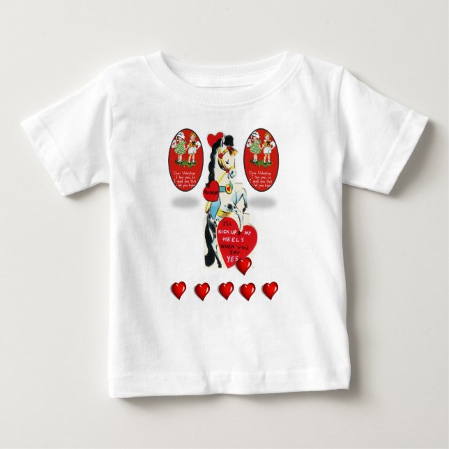 El día de San Valentín de camisetas para bebés (Anverso)