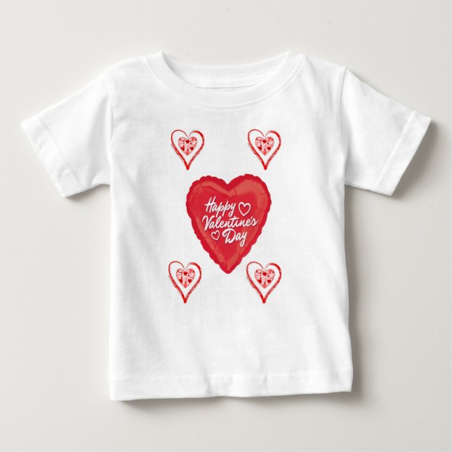 El día de San Valentín de camisetas para bebés (Anverso)