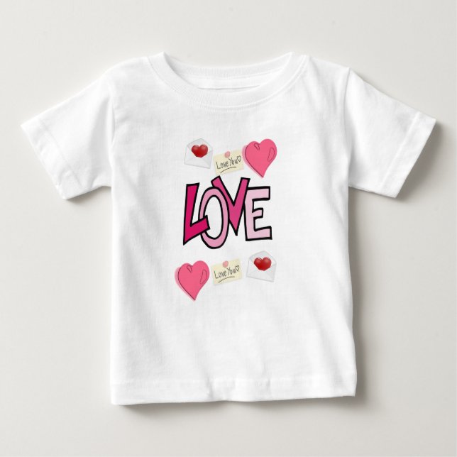 El día de San Valentín de camisetas para bebés (Anverso)