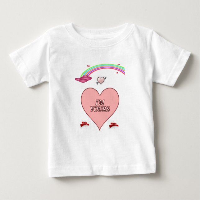El día de San Valentín de camisetas para bebés (Anverso)