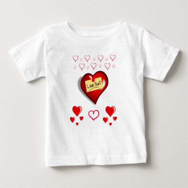 El día de San Valentín de camisetas para bebés (Anverso)