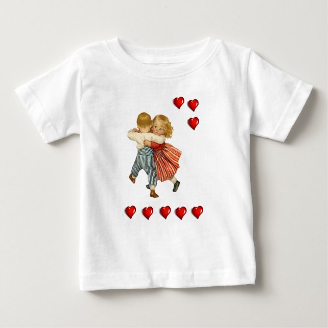 El día de San Valentín de camisetas para bebés (Anverso)
