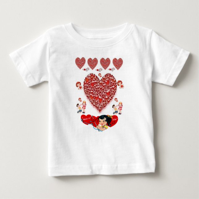 El día de San Valentín de camisetas para bebés (Anverso)