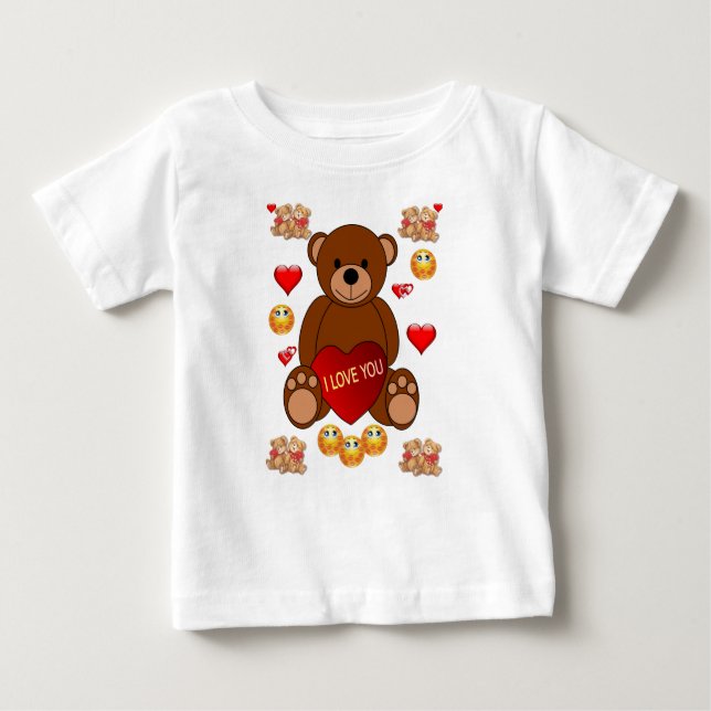 El día de San Valentín de camisetas para bebés (Anverso)