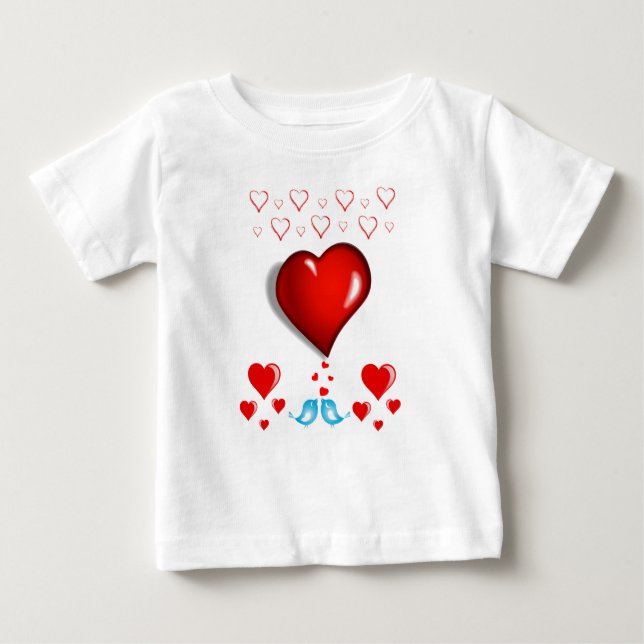 El día de San Valentín de camisetas para bebés (Anverso)