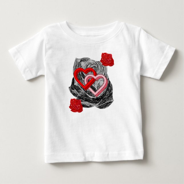 El día de San Valentín de camisetas para bebés (Anverso)