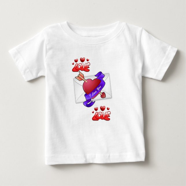 El día de San Valentín de camisetas para bebés (Anverso)