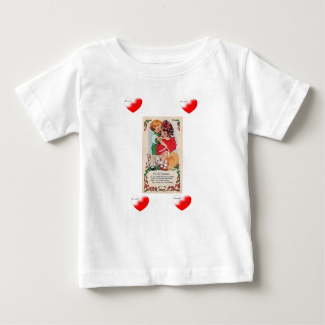 El día de San Valentín de camisetas para bebés (Anverso)