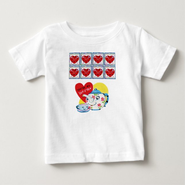 El día de San Valentín de camisetas para bebés (Anverso)